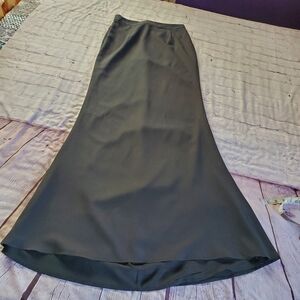 Lovers + Friends Godet Black Maxi Skirt High-rise Size Small Lined Mermaid Style